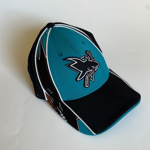San Jose Sharks Hat / CCM / Y2K Vintage - Picture 2 of 6